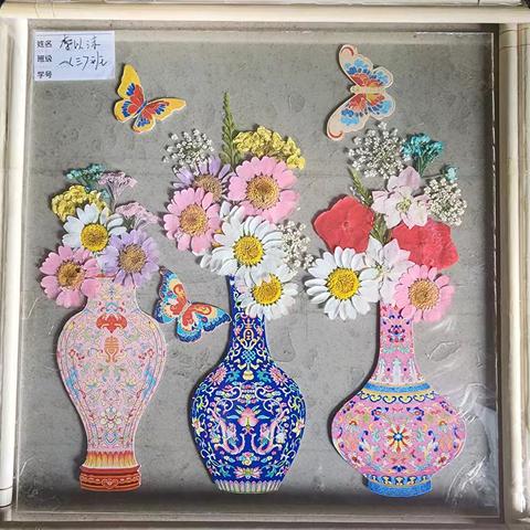 清河路小学一年级“你眼里的春天”手工特色作业作品展