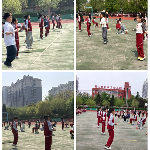 彩绳飞舞，童心飞扬——记昌乐特师附小四年级学生跳绳比赛