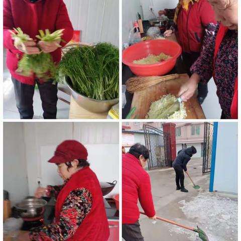 元旦佳节幸福饺 敬老爱老暖意浓——李家村幸福院举行元旦包水饺送水饺活动