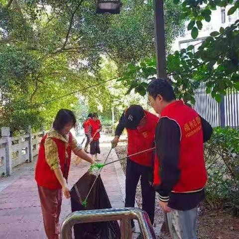 温泉街道金汤社区“护河爱水 清洁家园”鼓楼在行动——爱国卫生志愿服务活动