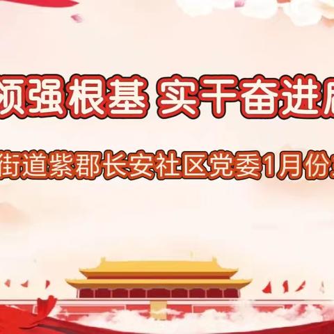 党建引领强根基 实干奋进启新程——紫郡长安社区党委2026年1月份主题党日活动