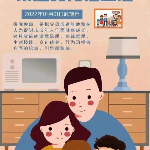 家校共育|一图读懂《家庭教育促进法》