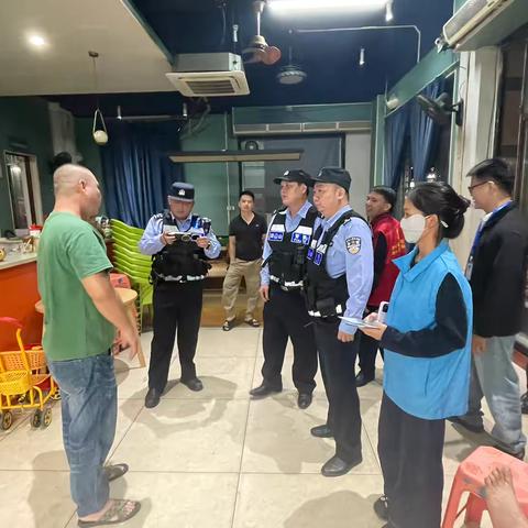 龙塘镇开展娱乐场所涉毒清查活动