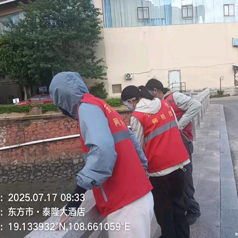 琼西社区开展防溺水日常巡查工作