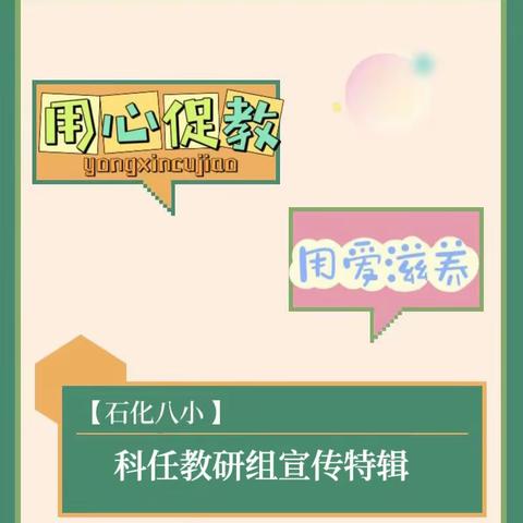 【石化八小·工作落实年】用“心”促教，用“爱”滋养——石化八小学科教研组系列宣传（四）科任组特辑