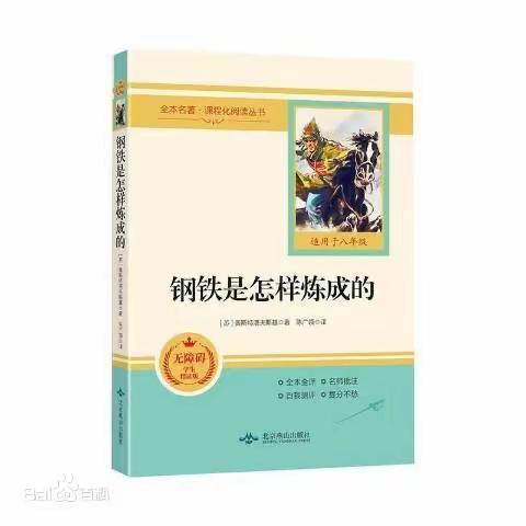 广州市荔湾区昌华街幼儿园马克思读书分享会好书推荐——《钢铁是怎样炼成的》