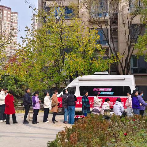 【微服务·邸万家】“关爱女性 呵护健康”——龙邸社区开展“两癌”免费筛查活动