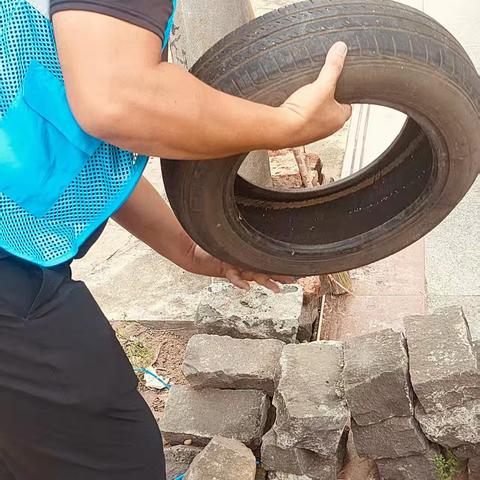 临高移动开展周末爱国卫生运动大扫除及防蚊灭蚊活动