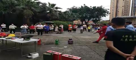 顺江社区应急分队技能强化培训