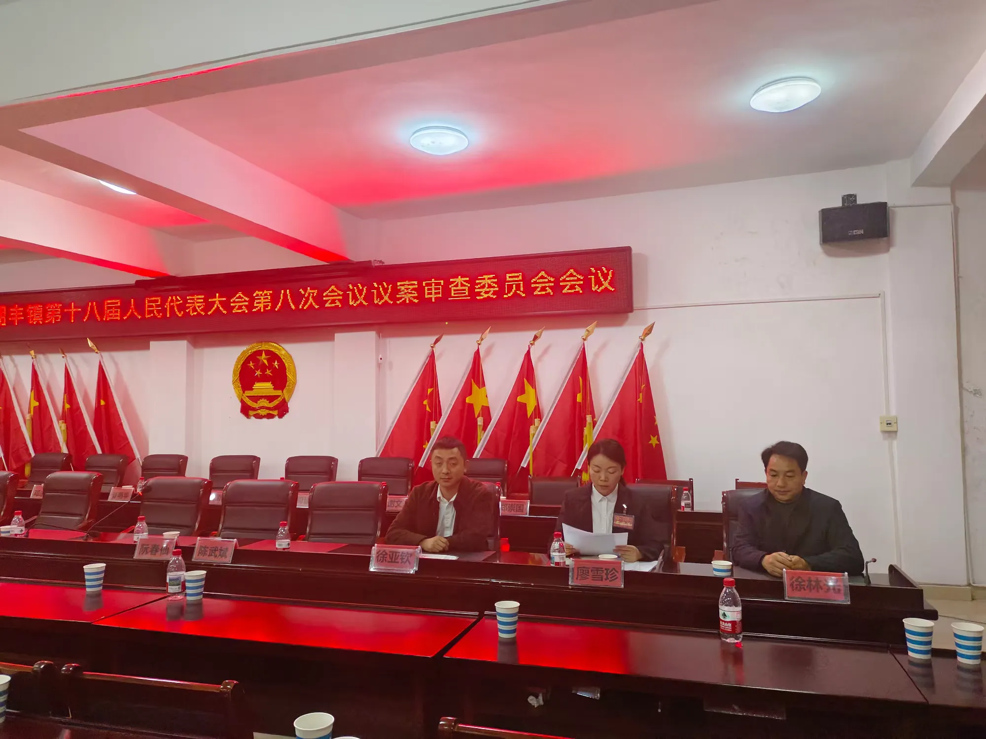 简篇-赓续前行 奋楫争先┃湖丰镇第十八届人民代表大会第八次会议胜利召开