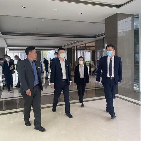 物业同行参观交流 学习借鉴共促发展——自然界河山物业服务中心赴中大国际9号参观交流