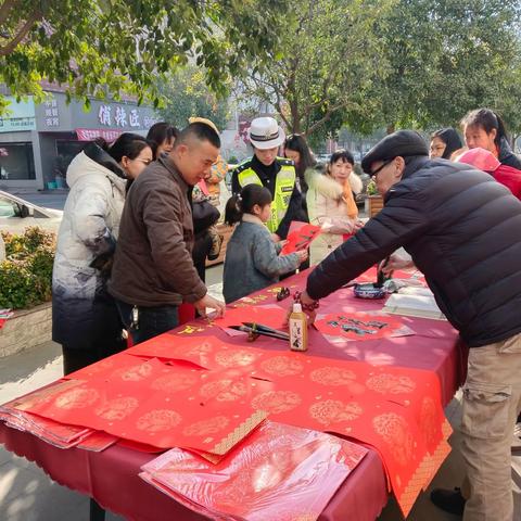 【廉韵社·文教松门里】“辞旧迎新送春联，笔墨浓重邻里情”免费送对联活动