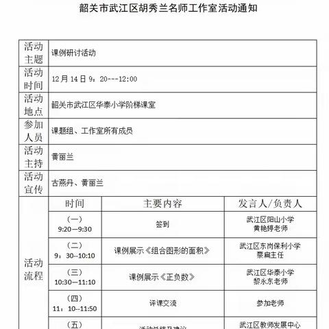 课例研讨，共研共进——胡秀兰名师工作室课例研讨活动