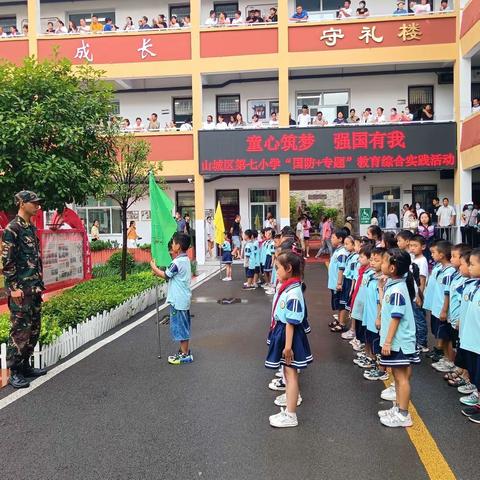 童心筑梦  强国有我——鹤壁市山城区第七小学“国防+专题”教育综合实践活动