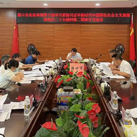 海口市水务局党组学习贯彻习近平新时代中国特色社会主义思想和党的二十大精神第二次研讨