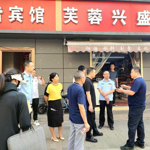 未央区市场监管局现场督导会诊街办超市安全隐患难点问题整改工作