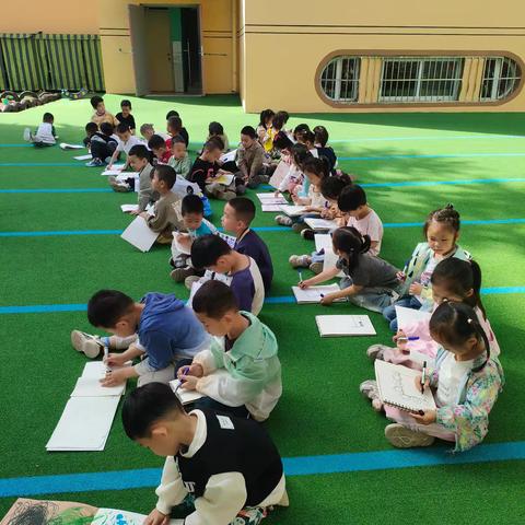 阳光下的，写生