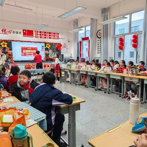 新年新气象-----五年级一班元旦联欢会