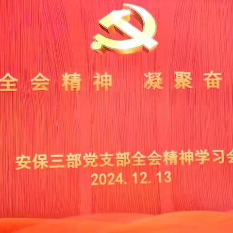 深学全会精神		凝聚奋进力量
