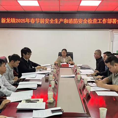 绷紧安全“责任弦”，谱好春节“平安曲”——新龙镇开展节前安全大检查行动