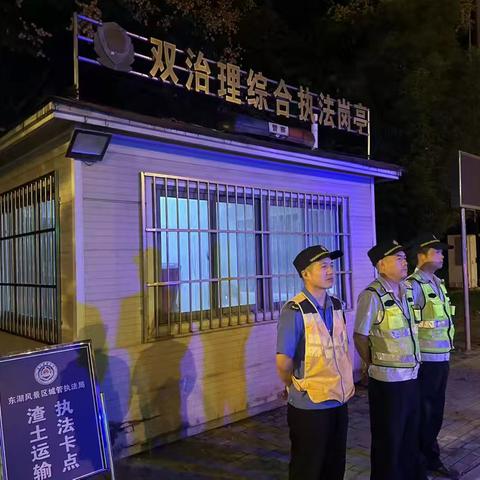 东湖风景区夜间执法情况汇总