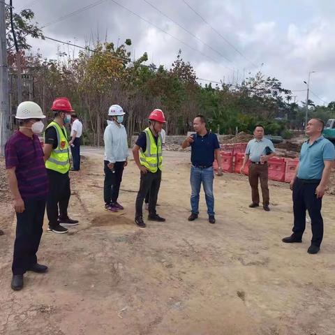 市交通运输局开展清明和消博会期间在建项目工程安全生产检查督导工作