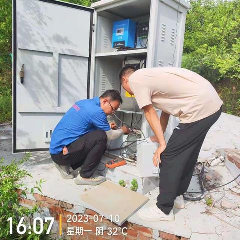 全力检修消毒设备  保障农村饮水安全