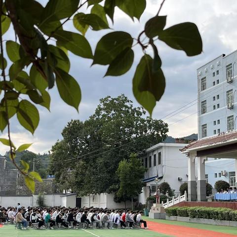 与法同行  助力成长--银花镇初级中学法制安全报告会