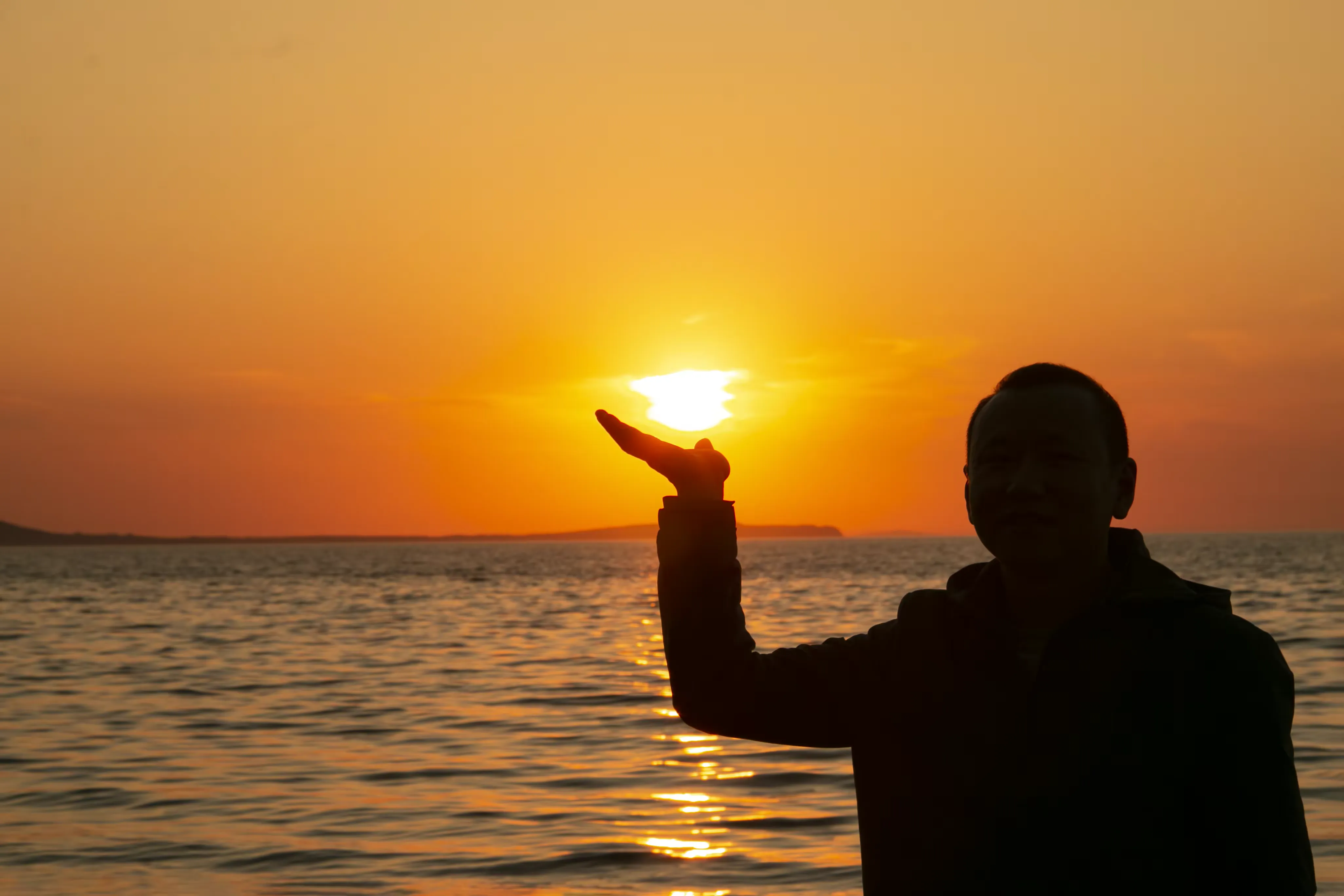 夏家河子的落日