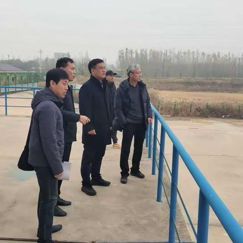 王国军主任察看牤牛河缓洪工程现场