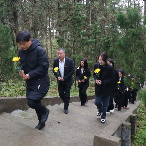 丰碑常在，初心永驻 ——记城厢小学开展清明祭扫主题党日活动