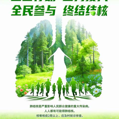 【健康主题宣传日】世界防治结核病日|全面行动、全力投入、全民参与、终结结核