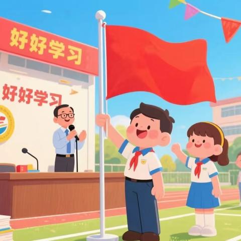 学习寄语精神 做新时代好少年——枣庄逸夫小学东校六年级五班升旗仪式