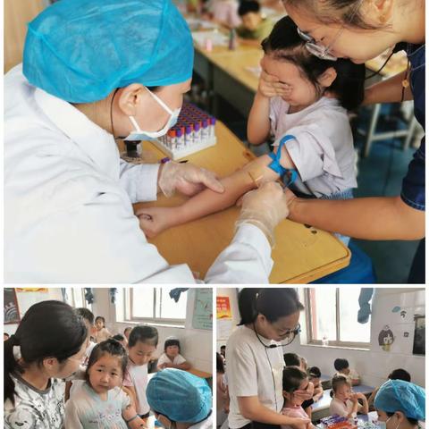 关爱学生，健康成长——穆口小学一年级开展新生体检活动