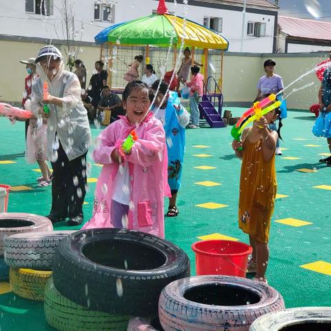 【清凉一夏，水枪大战】——大古城中心幼儿园水枪大战活动