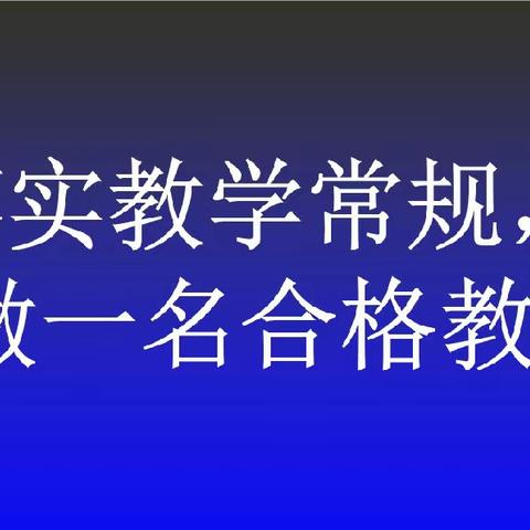 常规检查落实处，夯实业务促成长——记塔山镇大李庄小学期初业务检查