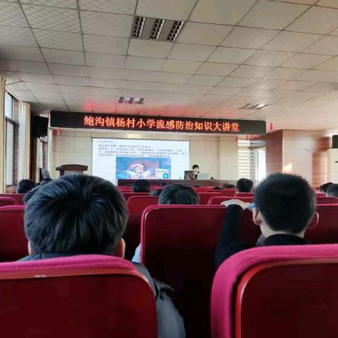 杨村小学开展健康副校长聘任仪式暨健康知识讲座