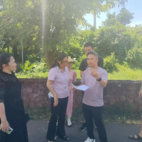 海口市城市管理局践行中央八项规定精神 深入雅秀村扎实开展乡村振兴调研