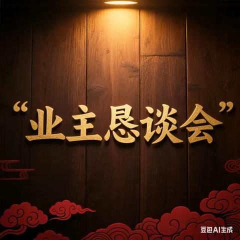 【珠江格瑞】翡翠花园-共话家园业主恳谈会