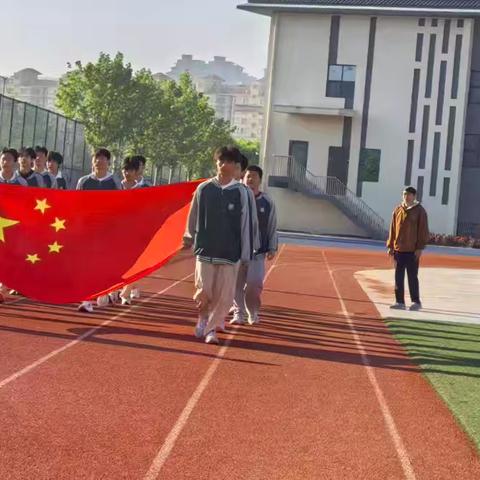 规范使用手机，共建文明校园 ——博文外国语实验学校主题升旗仪式