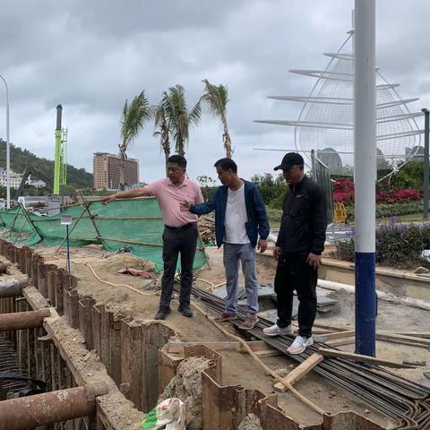 天涯区副区长麦永学到南海社区督导创文巩卫及森林防火安全工作