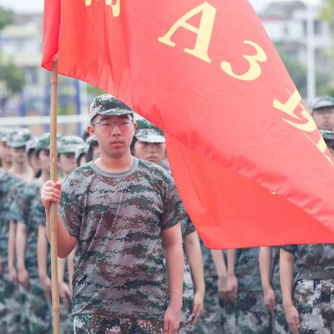 浙鳌中学高一A(3)班军姿训练花絮