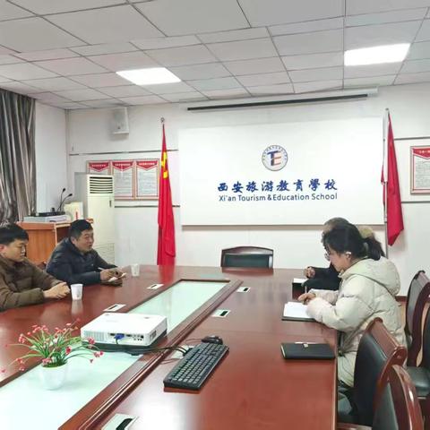 长安区人社局检查驻区技工 ﻿院校冬春季火灾防控工作