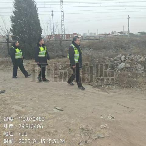 怀仁市认真做好集大原高铁沿线安全隐患防控工作