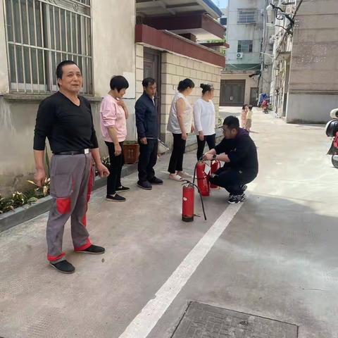 朝阳社区消防演习培训