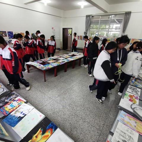通海县朝阳中学第七届体艺节美术作品选展（一）