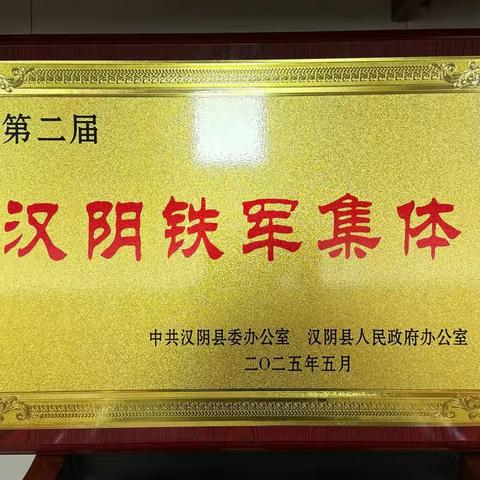 踔厉奋发立潮头 税务铁肩挑重担 ‍———国家税务总局汉阴县税务局荣获第二届“汉阴铁军集体”称号