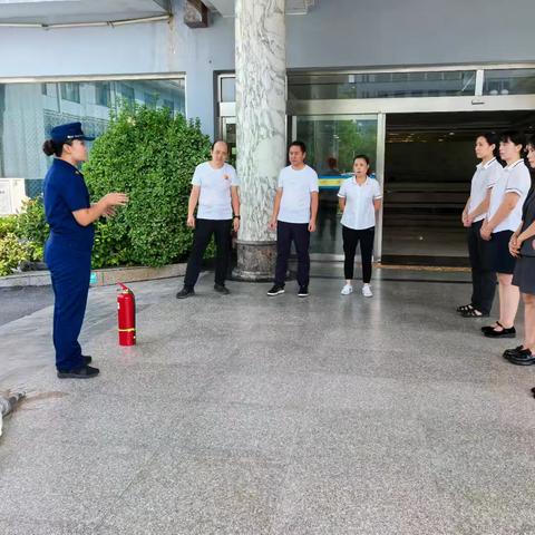 魏县大队深入县魏州宾馆开展实战化消防培训