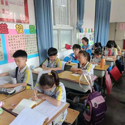 殷都区水冶镇东北街小学【赵汝飞练字硬笔书法活动【十】