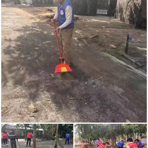 友爱村委会推进山兰村岁末人居环境卫生整治工作